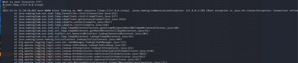 hxpctf 2021  Log 4 Sanity Check Write UP-魔法少女雪殇